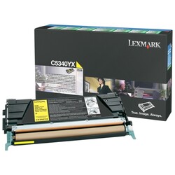 Lexmark C534-C5340YX Sarı Orjinal Toner Ekstra Yüksek Kapasiteli - Lexmark