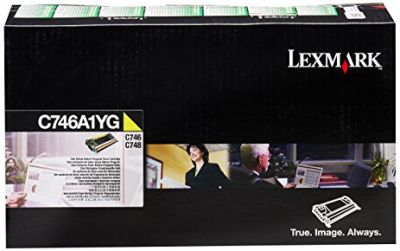 Lexmark C746-C748-C746A1YG Sarı Orjinal Toner - 1