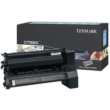 Lexmark C770-C772-X772-C7700KS Siyah Orjinal Toner - 1