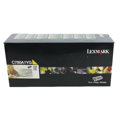 Lexmark C780-C782-X782-C780A1YG Sarı Orjinal Toner - 1