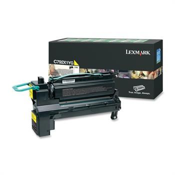 Lexmark C792-C792X1YG Sarı Orjinal Toner Yüksek Kapasiteli - 1
