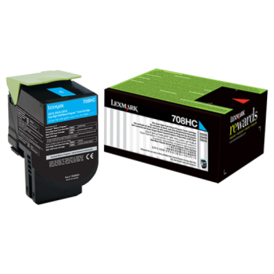 Lexmark CS310-70C8HC0 Mavi Orjinal Toner Yüksek Kapasiteli - 1
