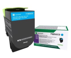 Lexmark CS317-71B50C0 Mavi Orjinal Toner - Lexmark