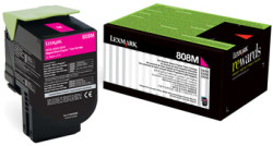 Lexmark CX310-80C80M0 Kırmızı Orjinal Toner - Lexmark
