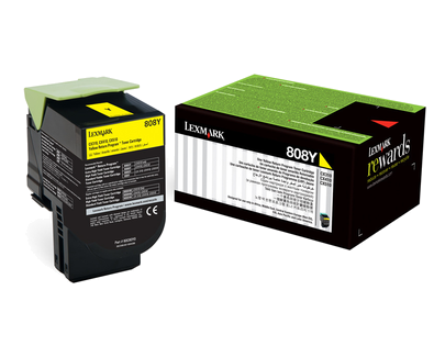 Lexmark CX310-80C80Y0 Sarı Orjinal Toner - 1