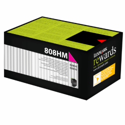 Lexmark CX410-80C8HM0 Kırmızı Orjinal Toner Ekstra Yüksek Kapasiteli - Lexmark