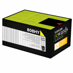 Lexmark CX410-80C8HY0 Sarı Orjinal Toner Ekstra Yüksek Kapasiteli - Lexmark