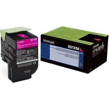 Lexmark CX510-80C1XM0 Kırmızı Orjinal Toner Ultra Yüksek Kapasiteli - 1