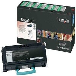 Lexmark E260-E260A31E Siyah Orjinal Toner - Lexmark
