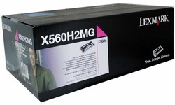 Lexmark X560-X560H2MG Kırmızı Orjinal Toner Yüksek Kapasiteli - Lexmark