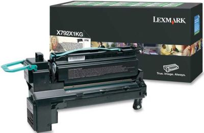 Lexmark X792-X792X1KG Siyah Orjinal Toner Yüksek Kapasiteli - 1