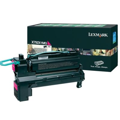 Lexmark X792-X792X1MG Kırmızı Orjinal Toner Yüksek Kapasiteli - 1