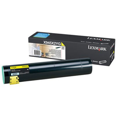 Lexmark X940-X945-X945X2YG Sarı Orjinal Toner - 1