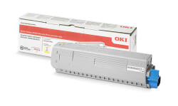 OKI 46861305 TONER-Y-C834/C844-10K SARI TONER 10.000 SAYFA - Oki