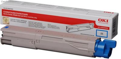 Oki C3520-MC350-43459375 Mavi Orjinal Toner - 1
