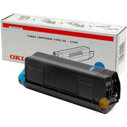 Oki C5100-42127490 Mavi Orjinal Toner - Oki