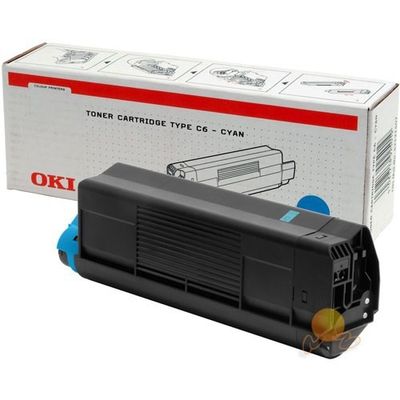 Oki C5100-42127490 Mavi Orjinal Toner - 1