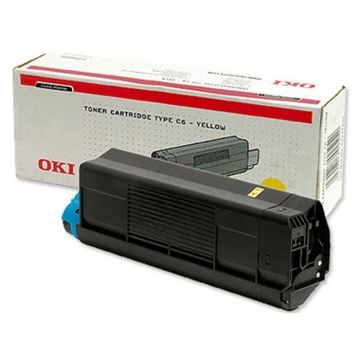 Oki C5200-42804566 Sarı Orjinal Toner Yüksek Kapasiteli - 1