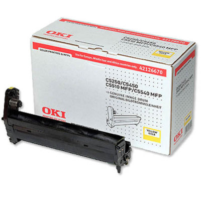 Oki C5250-C5450-42126670 Sarı Orjinal Drum Ünitesi - 1