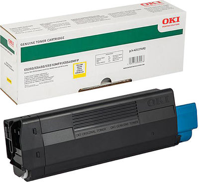 Oki C5250-C5450-42127492 Sarı Orjinal Toner Yüksek Kapasiteli - 1