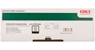 Oki C5550-C5800-C5900-43324444 Siyah Orjinal Toner - 1