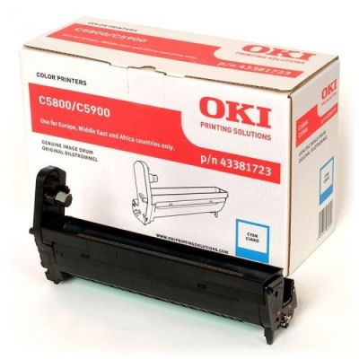 Oki C5550-C5800-C5900-43381723 Mavi Orjinal Drum Ünitesi - 1