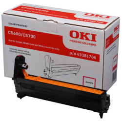 Oki C5600-C5700-43381706 Kırmızı Orjinal Drum Ünitesi - Oki