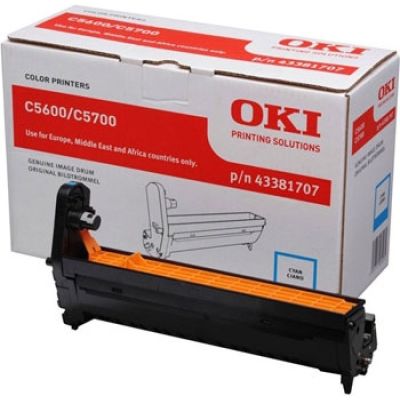 Oki C5600-C5700-43381707 Mavi Orjinal Drum Ünitesi - 1