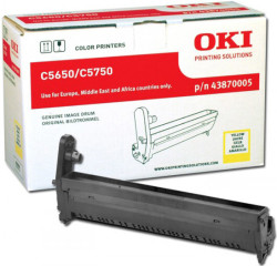 Oki C5650-C5750-43870005 Sarı Orjinal Drum Ünitesi - Oki