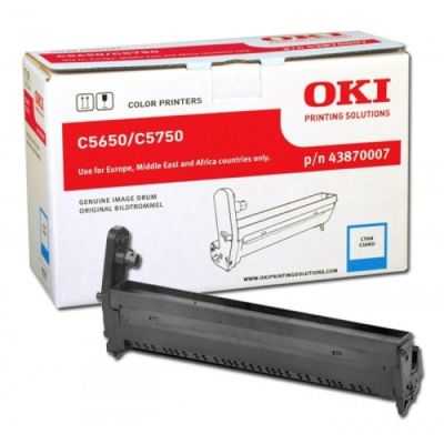 Oki C5650-C5750-43870007 Mavi Orjinal Drum Ünitesi - 1