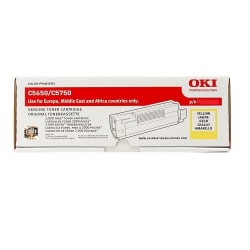 Oki C5650-C5750-43872321 Sarı Orjinal Toner - Oki