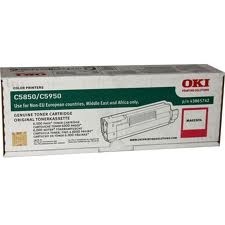 Oki C5850-C5950-43865742 Kırmızı Orjinal Toner - Oki