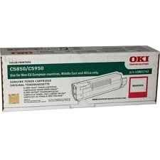 Oki C5850-C5950-43865742 Kırmızı Orjinal Toner - 1
