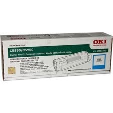 Oki C5850-C5950-43865743 Mavi Orjinal Toner - Oki