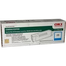 Oki C5850-C5950-43865743 Mavi Orjinal Toner - 1
