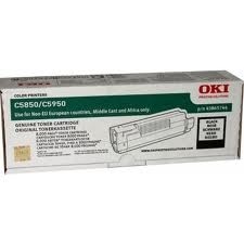 Oki C5850-C5950-43865744 Siyah Orjinal Toner - Oki