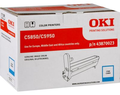 Oki C5850-C5950-43870023 Mavi Orjinal Drum Ünitesi - 1