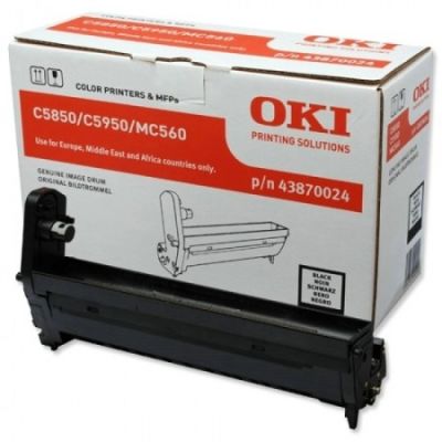 Oki C5850-C5950-43870024 Siyah Orjinal Drum Ünitesi - 1