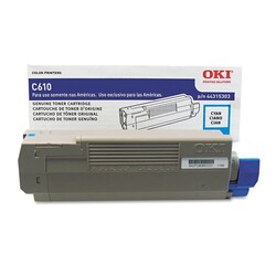 Oki C610-44315303 Mavi Orjinal Toner - Oki
