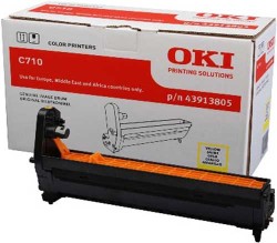 Oki C710-43913805 Sarı Orjinal Drum Ünitesi - Oki