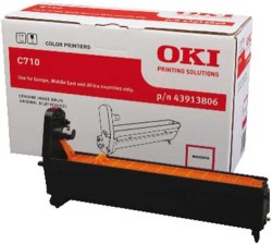 Oki C710-43913806 Kırmızı Orjinal Drum Ünitesi - Oki