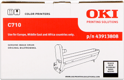 Oki C710-43913808 Siyah Orjinal Drum Ünitesi - Oki