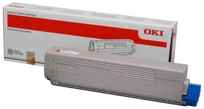 Oki C822-44844628 Siyah Orjinal Toner - 1