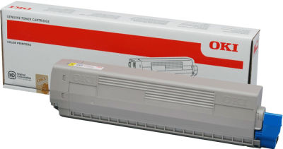 Oki C831-C841-44844505 Sarı Orjinal Toner - 1
