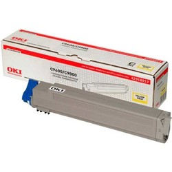 Oki C9600-42918961 Sarı Orjinal Toner - Oki