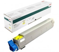 Oki C9655-43837133 Sarı Orjinal Toner - Oki