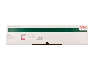 Oki C9655-43837134 Kırmızı Orjinal Toner - 1
