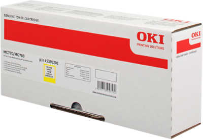 Oki MC770-45396201 Sarı Orjinal Toner Yüksek Kapasiteli - 1