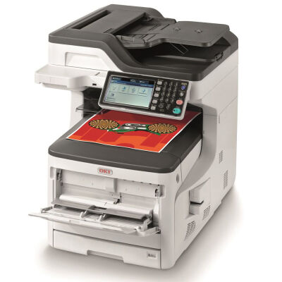 Oki MC883DNCT-09006108 Çok Fonksiyonlu Renkli Lazer Yazıcı - 1