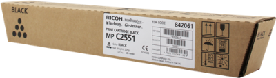 Ricoh Aficio MP-C2030/841196 Siyah Orjinal Toner - 1